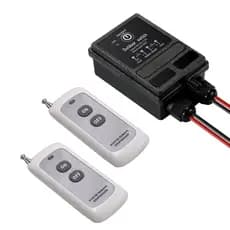Interruptor de Relé com Controle Remoto à Prova d'Água DC12V, Interruptor Remoto Sem Fio de Longo Alcance (300m), Interr