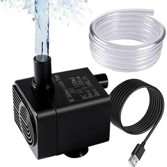 Bomba automática pequena para esgoto com sensor de água, elevação de 3 pés e 100 GPH, mini bomba de condensado, mini bom