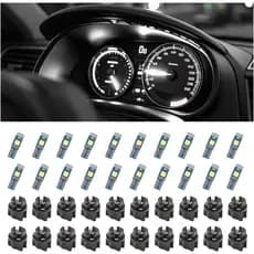 Stacool 20PCS Lâmpadas para Painel de Instrumentos de Carro com Soquete de Encaixe por Torção, Luzes LED Super Brilhante