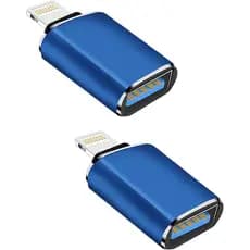 Adaptador de Câmera Lightning para USB Certificado pela Apple MFi, Adaptador de Cabo USB 3.0 OTG para iPhone 14 13 12 11
