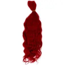 Peruca de Cabelo PH PandaHall, Mechas de Cabelo Mohair, Cabelos Longos e Cacheados, Perucas de Lã, Extensões de Cabelo S