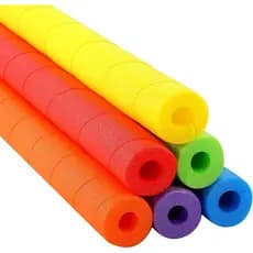 Frienda 6 Pcs 27.5 Inch Swimming Pool Noodles Foam Hollow Pool Noodles Bulk for Swimming Floating Beach Craft Projects(M