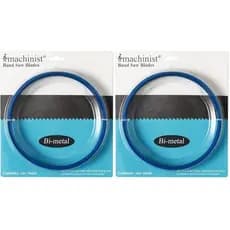 Lâminas de Serra de Fita Bi-Metal Imachinist S7212014 72" x 1/2" x 14TPI para Corte de Metal (Pacote com 2)