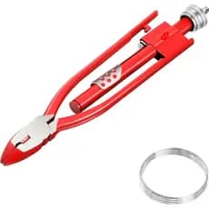 Alicate de Torção de Fio de Segurança para Aeronaves, Ferramenta de Torção de Metal com Fio de 10 metros e 0,5 mm, Alica