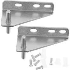 2 peças de dobradiças para geladeira, dobradiças para refrigerador, substituição de porta de freezer, pequenas peças de