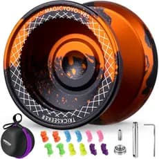 Yoyo Responsivo e Não Responsivo V8s, Yoyo de Metal para Crianças Iniciantes, Yoyo Profissional para Adultos com Rolamen