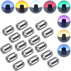 64PCS Mini Led Light for Dollhouse 8 Colors Mini Dollhouse lightingtiny,Tiny led Light for Handcraft,Small Tiny Decorati