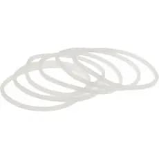 6 peças de vedação/anel de borracha branco para liquidificadores, compatível com liquidificadores ma-gic MB-1001B, MBR-1