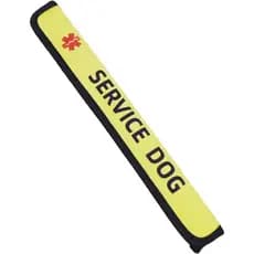 Capa para Coleira de Cão de Serviço NÃO ACARICIE |   Identificador de Animal de Serviço da ADA |   Correia Elástica Amar