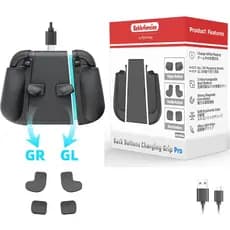 Conjunto de Empunhaduras SableFancies + Botões Traseiros para Carregamento para Nintendo Switch 2 Joy-Con 2 – Empunhadur