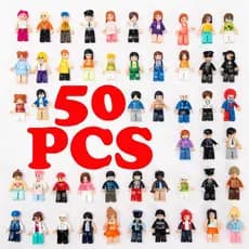 Icyhit 50 Peças de Mini Figuras de Ação (50 Aleatórias Incluídas)