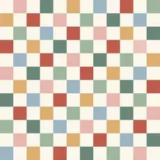 Papel de Parede Colorido Quadriculado FunStick, Papel Adesivo Retro Quadriculado, Vinil Autoadesivo Impermeável, Papel d