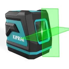 Nível a Laser Verde Kiprim LV8 Atualizado com Visibilidade Aprimorada, Brilho Ajustável, Modo Manual/Autonivelante/Pulso
