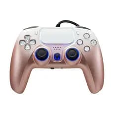 Controle com Fio DOYO para PS5, Controle de Jogos para PlayStation 5, PC/Steam, PS4 com Vibração Dupla, Turbo, Gatilho c