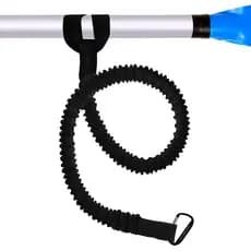Corda de Segurança para Remo de Caiaque, 1 Unidade - Cordão Espiral Elástico para Caiaque, Remo, Vara de Pesca, Extensív