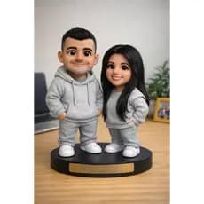 Miniatura Bonecos Casal ou Dupla 3D Personalizada