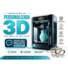 Impressão 3D Personalizada | Peças, Troféus, Logos e Decoração
