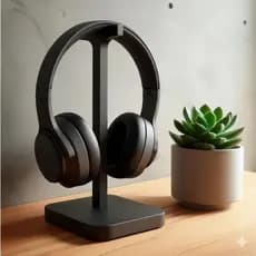 Suporte para Headset Gamer 3D – Base Organizador de Fone PS5 PS4 PC Setup Gamer – Design Moderno