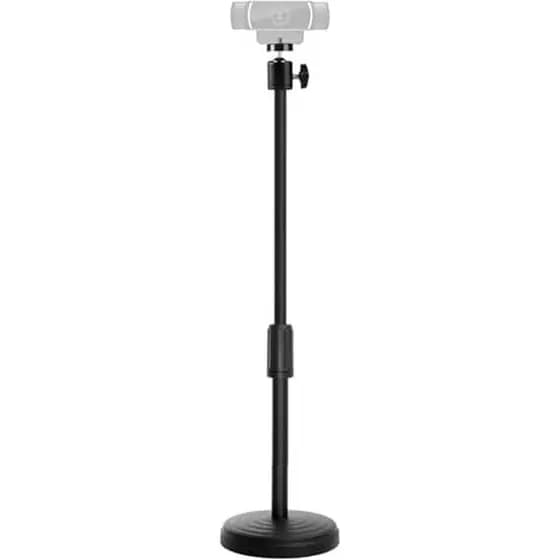 Suporte De Webcam Para Mesa , Tripé De 18 Polegadas Câmera De Computador Com Telefone Logitech C920 C922 C925e C922x C93