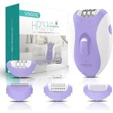 Depilador VOGOE Para Mulheres-Depiladores Sem Fio Remoção De Pelos , Removedor Elétrico 4 Em 1 , 2 Velocidades & amp ; 2