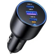 Carregador De Carro UGREEN 130W USB C , Adaptador De Tipo Compatível Com iPhone 17 17 Air 17 Pro Max 16 16 Plus 16 15 14