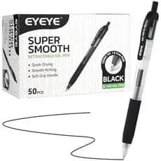 Canetas De Gel Retráteis EYEYE G-103 0.7 mm , Pacote Com 50 Caneta Esferográfica De Ponta Média De Tinta Azul De Secagem