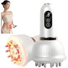 Massageador De Drenagem Linfática Para Contorno Corporal , Anticelulite Com Luz Vermelha , Calor & amp ; Vibração , 9 Mo