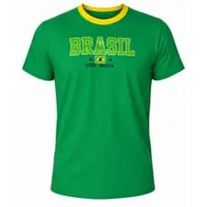 Camiseta Camisa Masculina Torcida Brasileira Penta Campeão, Verde, Amarela E Azul Modelos Premium Beleza De Cores Vivas