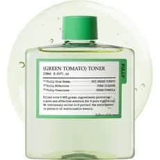 Tônico Facial de Tomate Verde FULLY, Redutor de Poros com 95% de Extrato de Tomate Verde e Vitamina C, Refrescante e Hid
