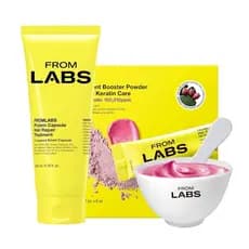 FROMLABS Hair Repair Duo – Tratamento Capilar com Cápsulas de Proteína (200 ml) + Pó Intensificador de Queratina (8 Unid