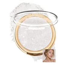 YOUNG VISION Pó Iluminador Compacto, Pó de Contorno e Iluminador Facial, Livre de Crueldade, Maquiagem Iluminadora com B