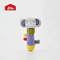 SUNCRADLE Elefante Roxo Bebê Chocalho Sino Pode Entrada Brinquedo Multifuncional para Bebê Remessa de Uma Peça