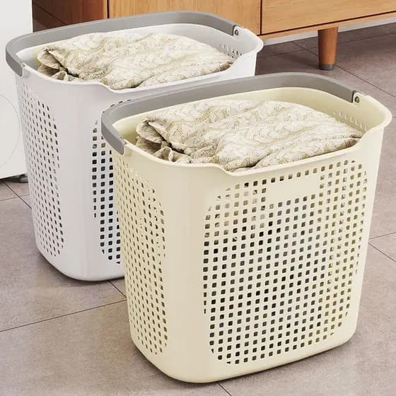 Cesta de roupas sujas conjunto de três peças cesta de roupas sujas balde de armazenamento de roupas banheiro roupa inter