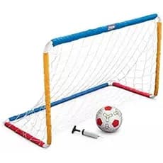 Little Tikes Easy Score Soccer Set Jogo Brinquedos Ao Ar Livre Para Diversão No Quintal De Verão-Gol Com Rede , Bola De