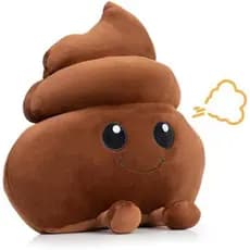 Twiddler Toys Poop Emoji Fart Noise Maker-Brinquedo Grande De Travesseiro De Pelúcia De 11 Polegadas Com 20 Sons De Peid
