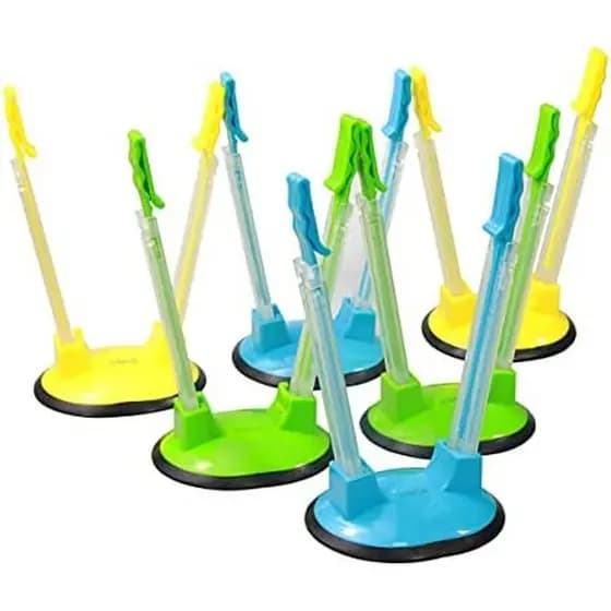 Rack Folgado Para Suporte De Saco Ziploc , Preparação De Alimentos & amp ; Porta-Sacos Freezer , Pacote Com 6/6 Cores