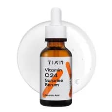 Sérum Surpresa TIAM Vitamin C24, 1,01 onças, contém Vitamina E e Ácido Ferúlico, realça o brilho e combate o envelhecime