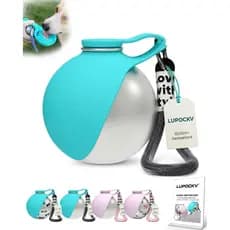 Garrafa de Água para Cães com Tigela 2 em 1, Garrafa Portátil para Cães, Dispensador de Água para Viagens com Design à P