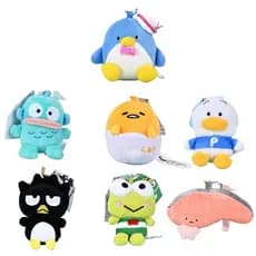 Chaveiro de Pelúcia Kawaii Sanrio Pinguim Toad, Brinquedo de Pelúcia Fofo para Meninas, Boneco de Desenho Animado Pr 886