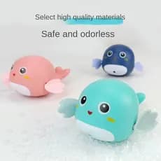 Brinquedos de Banho para Bebês e Crianças, Brinquedos Aquáticos para Banho Interno, Tartaruga Pequena, Caranguejo Pequen