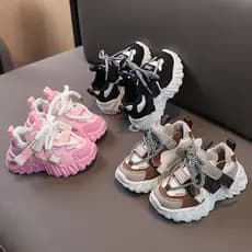 Tênis Infantis Casuais para Meninos, Tênis de Corrida Fashion para Meninas, Leves e Macios 3668
