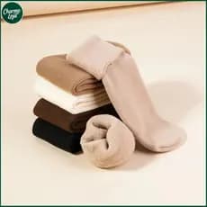 Kit up to 3/6 pairs of thick, flannel-lined thermal socks/ankle socks for intense cold winter