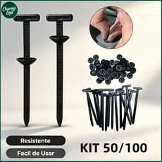 Kit 50 ou 100 Abraçadeiras de Nylon com Trava Automática Ajustável para Fixação