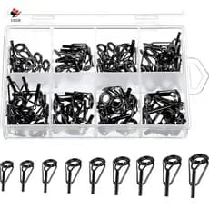 Kit 80pcs Ponteiras De Vara De Pesca Aço Inoxidável Para Pesca