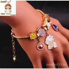 Uma Peça DIY Pulseira Anime Periférico Cinco Níveis Sol Deus Nika Luffy Dos Desenhos Animados Metal Presente Aniversário