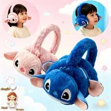Protetor De Orelha Stitch Infantil De Pelúcia Fofo para o Inverno Presente para Crianças