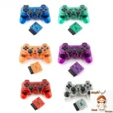 1 Conjunto Colorido 2.4GHz Gamepad Joypad Sem Fio Game Controller Para PS2 Nice