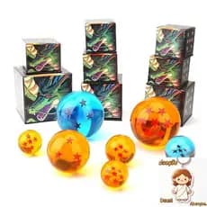Oversized 1-7 Estrela 7 Esferas Bolas De Dragão 5,7/7,6 Cm Esferas Do Dragão Dragon Ball Z Amarelo