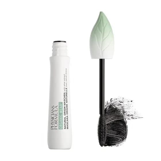 Máscara para Cílios Physicians Formula Organic Wear, Potencializadora de Cílios, Totalmente Natural, Eleva, Alonga, Para