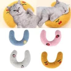 Almofada para Gatos, Animais de Estimação, Cães, Almofada Macia em Forma de U para Dormir, Brinquedo, Suprimen Toys FIYH